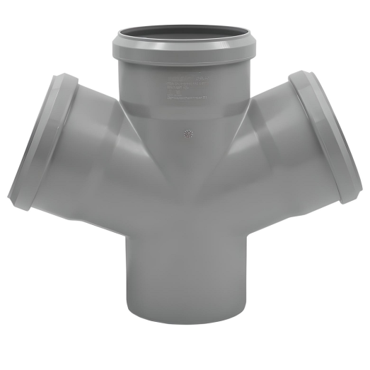 Крестовина канализационная HTDA Valsir S.p.A. 50/50/50 мм 67° (VS0506001)