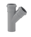 Трійник каналізаційний HTEA Valsir S.p.A. 32/32 мм 45° (VS0508001)
