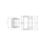 Евроконус для подключения медной трубы Koer KR.1149 - 3/4"x15 (KR5131)