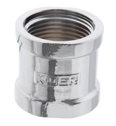 З'єднувальна муфта 3/4" (хром) Koer KF.C08.chr (KF0117)