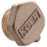 Заглушка Koer KF.P06M.WN - 1/2'' З (без нікелю) (KR3023)