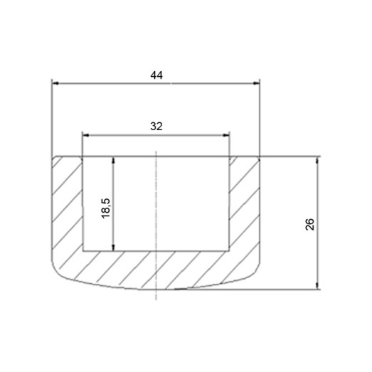 Заглушка PPR Blue Ocean 32 мм (BOCAPX32XXXXX)