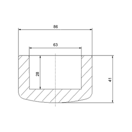 Заглушка PPR Blue Ocean 63 мм (BOCAPX63XXXXX)