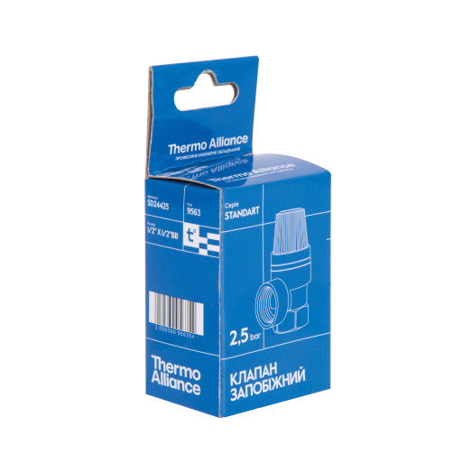 Предохранительный клапан Thermo Alliance Standart 1/2" ВР 2,5 бар (SD24425)