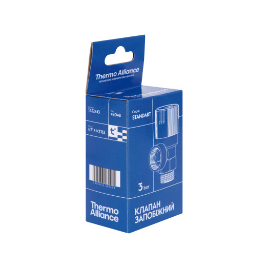 Запобіжний клапан Thermo Alliance Standart 1/2" ВЗ 3 бар (TAS2443)