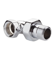 Згін американка (хром) 1" кутовий Koer KR.342.chr (KR2707)