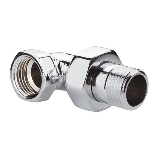 Згін американка (хром) 1/2" кутовий Koer KR.342.chr (KR2705)