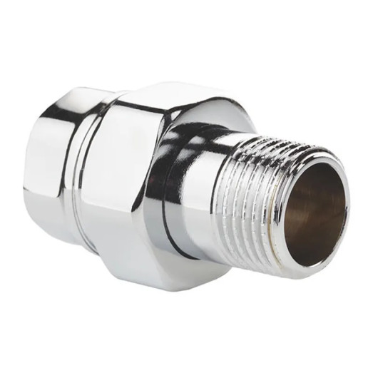 Згін американка (хром) 3/4" прямий Koer KR.341.chr (KR2703)