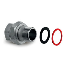 Згін американка Koer KR.343 - 1“ прямий, плоска прокладка (KR4768)