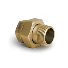 Згін американка прямий, без нікелю KOER KR.341.WN - 3/4" (KR4737)