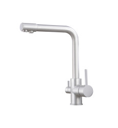 Змішувач для кухні з підключенням до фільтра FADO Malawi нікель (MIX01501BN)