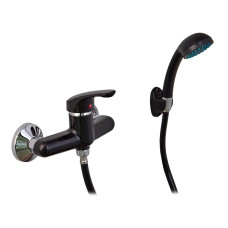 Смеситель для душа Plamix Afina-003 SET Black (PM0646)