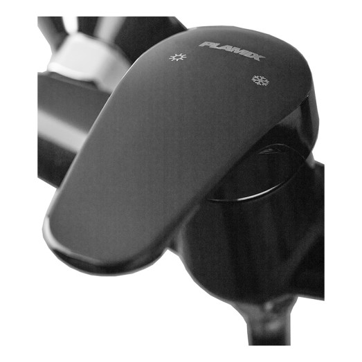 Змішувач для душу Plamix Afina-003 SET Black (PM0646)
