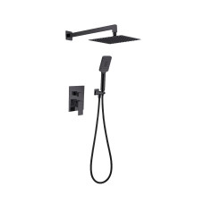 Змішувач для душу прихованого монтажу FADO Verona матовий чорний (MIX06034B)