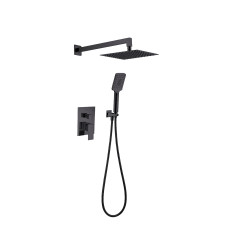 Змішувач для душу прихованого монтажу FADO Verona матовий чорний (MIX06034B)