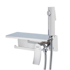 Змішувач для гігієнічного душу Haiba Bolero 069 з тримачем для туалетного паперу (HB9580)