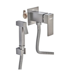 Змішувач для гігієнічного душу Haiba Kubus 002 (Inner) Graphite (HB4003)