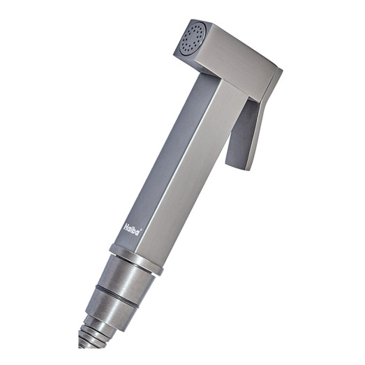 Змішувач для гігієнічного душу Haiba Kubus 002 (Inner) Graphite (HB4003)