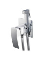 Змішувач для гігієнічного душу Koer KB-23007-04 колір хром+білий (KR5162)