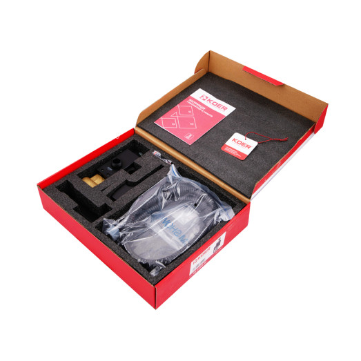 Змішувач для гігієнічного душу Koer KB-23009-05 чорний (KR3511)