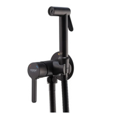 Змішувач для гігієнічного душу Koer KB-23029-05 чорний (KR5493)