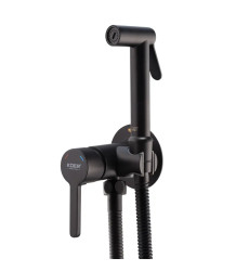 Змішувач для гігієнічного душу Koer KB-23029-05 чорний (KR5493)