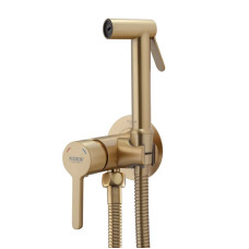 Змішувач для гігієнічного душу Koer KB-23029-12 колір матове золото (KR5504)