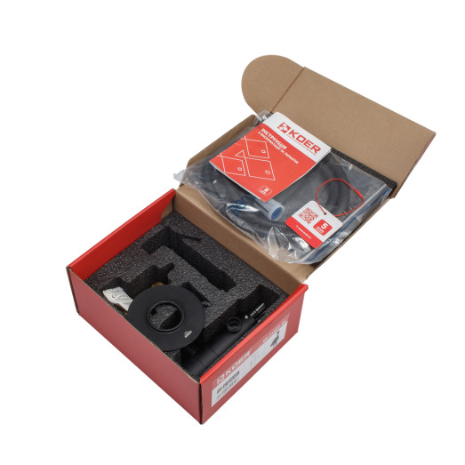 Змішувач для гігієнічного душу Koer KB-24029-05 термостатичний чорний (KR5494)