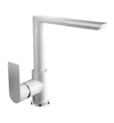 Змішувач для кухні HAIBA ALEX 018 WHITE-CHROME (HB9569)