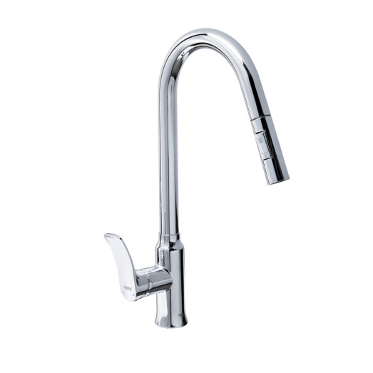 Змішувач для кухні Haiba Bolero 014 з висувною лійкою (HB9591)