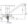 Смеситель для кухни Haiba Ceba 004 (HB0028)