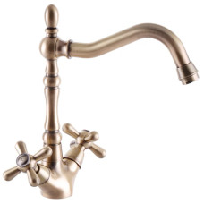 Змішувач для кухні Haiba Dominox 777 колір бронзовий (HB3936)