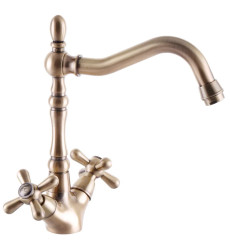 Змішувач для кухні Haiba Dominox 777 колір бронзовий (HB3936)