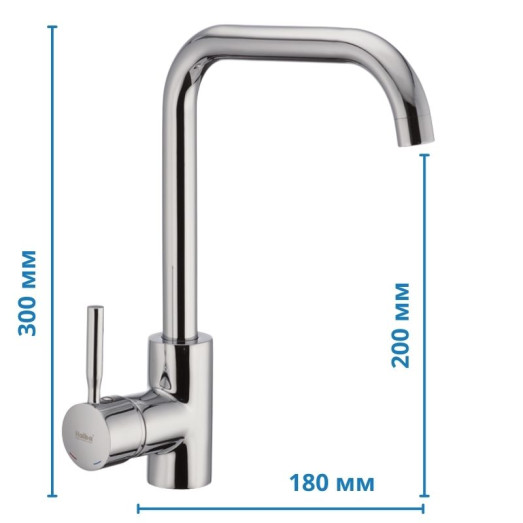 Змішувач для кухні Haiba Hans 011 (HB0785)