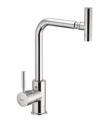 Змішувач для кухні Haiba Hans 025 з поворотним аератором (HB0819)