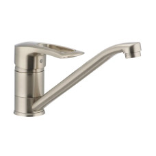 Смеситель для кухни Haiba Hansberg 004 (цвет нержавеющей стали) (HB0183)