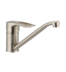 Смеситель для кухни Haiba Hansberg 004 (цвет нержавеющей стали) (HB0183)