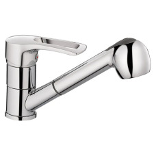 Змішувач для кухні Haiba Hansberg 014 c висувною лійкою (HB0208)