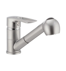 Змішувач для кухні Haiba Hansberg 014 матовий з висувною лійкою (HB0207)