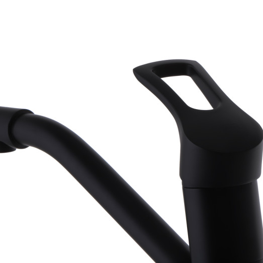 Смеситель для кухни Haiba HANSBERG 021 с выходом для питьевой воды (черный) (HB3915)