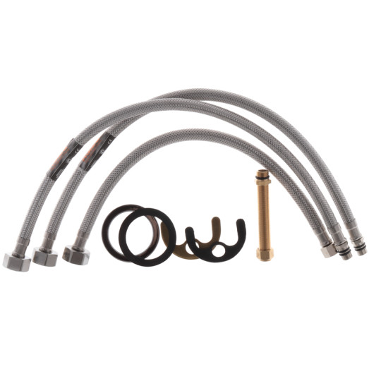 Смеситель для кухни Haiba HANSBERG 021 с выходом для питьевой воды (черный) (HB3915)