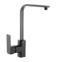 Змішувач для кухні Haiba Kubus 017 Чорний (HB3933)