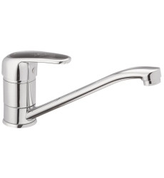 Змішувач для кухні Haiba Magic 004 з чорною ручкою (HB0687)