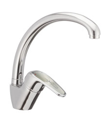 Змішувач для кухні Haiba Magic 011 із сірою ручкою (HB0675)