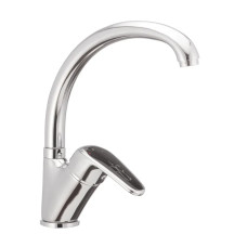 Змішувач для кухні Haiba Magic 777 з чорною ручкою (HB0660)