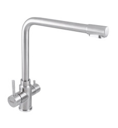 Змішувач для кухні Haiba SUS 021 з виходом для питної води (HB3908)