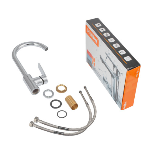 Змішувач для кухні Haiba Troya 017 Nut (HB9662)