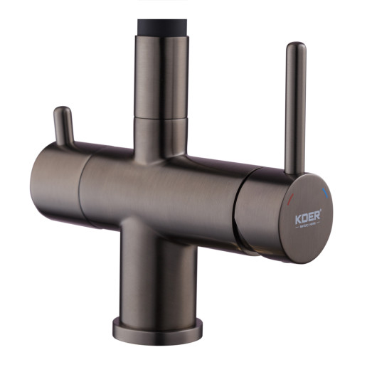 Смеситель для кухни Koer KB-72002-07 с выходом для питьевой воды (KR5003)