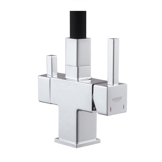 Смеситель для кухни Koer KB-72023-01 с выходом для питьевой воды (KR5008)