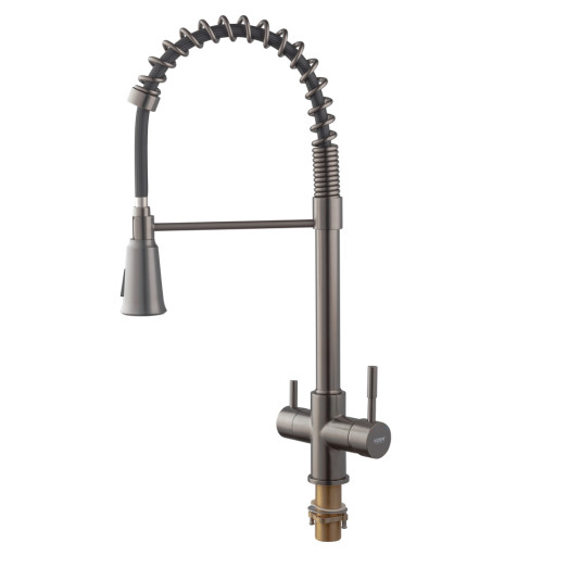 Смеситель для кухни Koer KB-72025-07 с выходом для питьевой воды (KR5016)